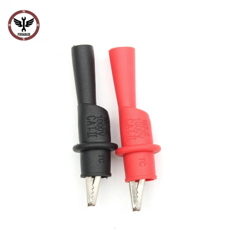 FINDAMAZE Универсальный 4 мм большой зажим аллигатора для тестового пера подходит