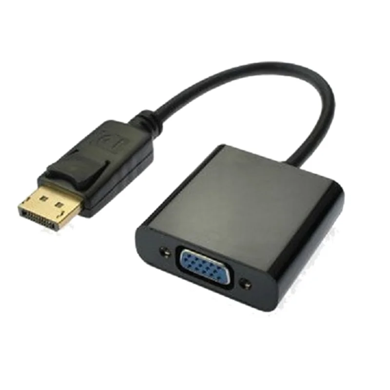 Новый порт дисплея (DP) адаптер VGA 2 упаковки позолоченный штырь гнездо совместимый