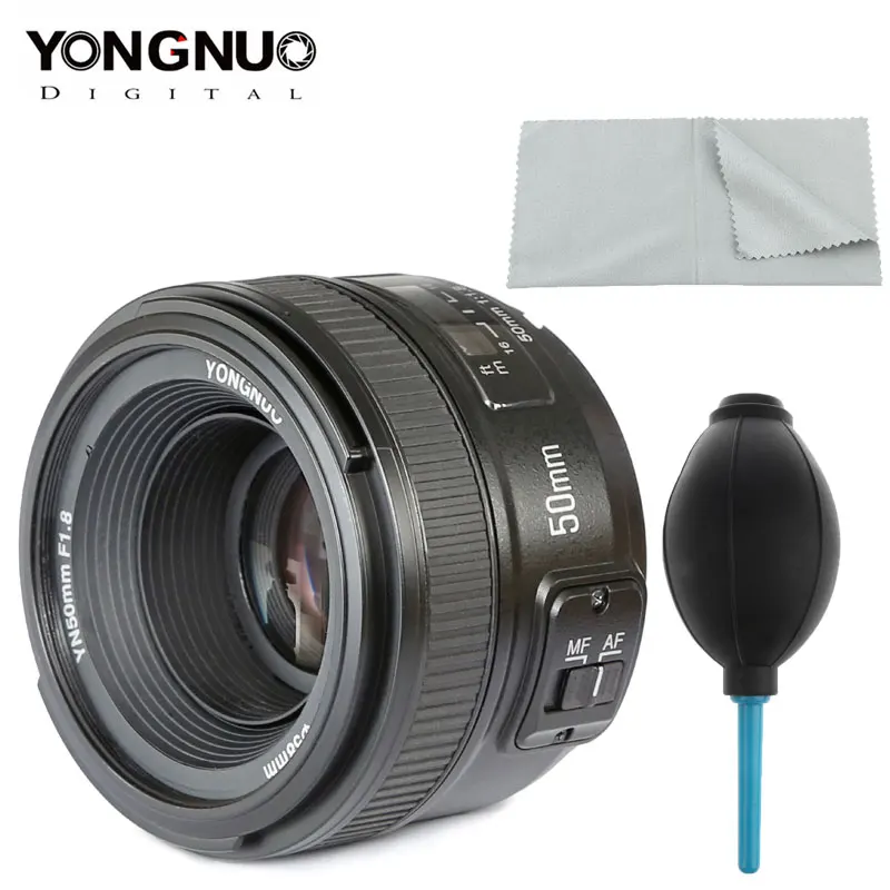Объектив YONGNUO YN 50 мм f1.8 AF объектив с автофокусом и диафрагмой для цифровой
