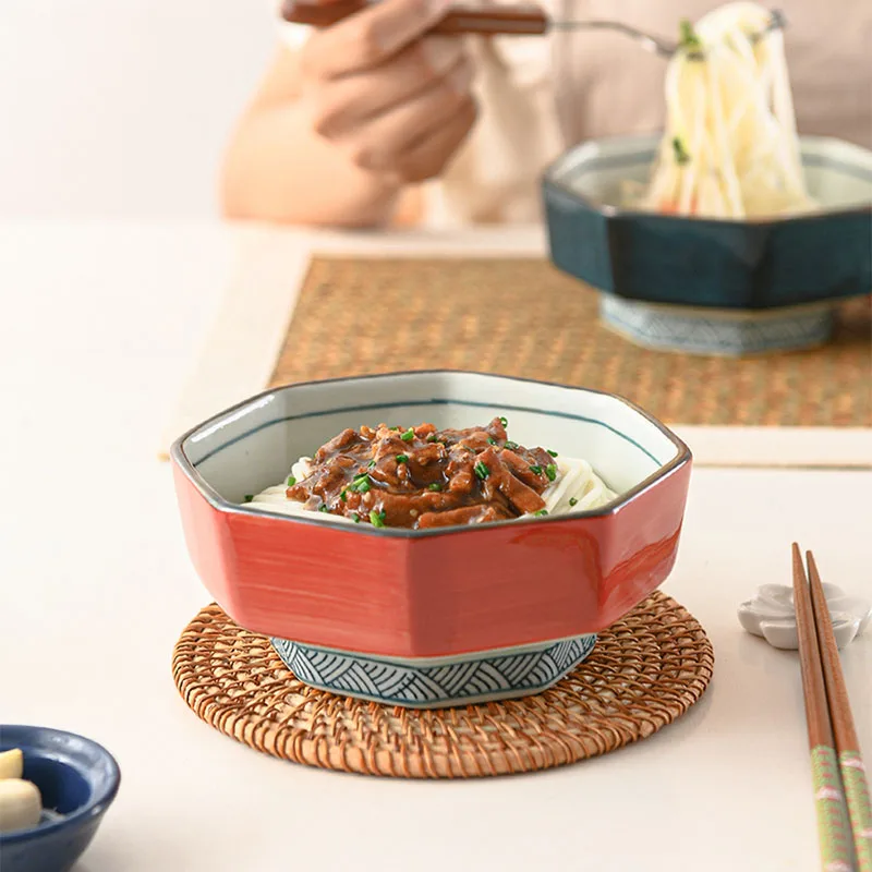 

Vintage Ceramic Bowl Home Rice Soup Bowl For Living Room Kitchen Dinnerware Food Fruit Cake Bowls Vajilla Столовые приборы