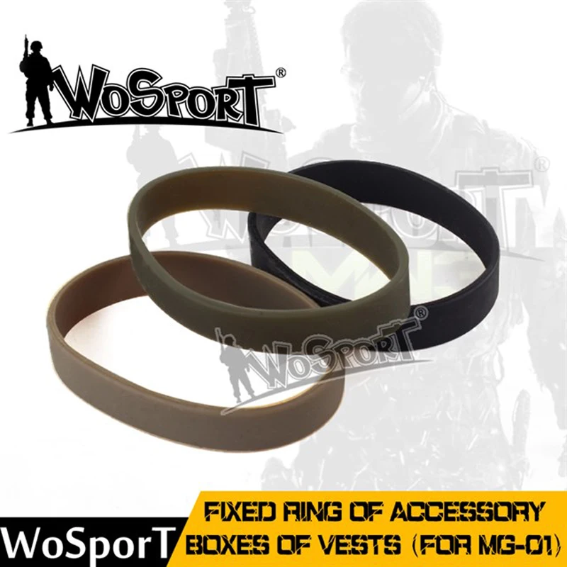 Тактическая силиконовая лента с фиксированным кольцом шт./упак. для жилетов