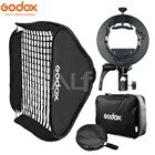 Godox S2 Кронштейн для вспышки софтбокс с решеткой S-Type Bowens крепление для вспышки fr Godox V1 V860II AD200 AD400PRO TT600 TT685