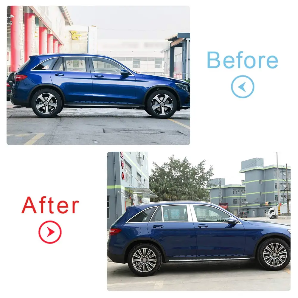 8 шт. полированная опора из алюминиевого сплава для автомобильной двери отделка