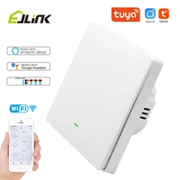 ejlink 1gang smart wifi push button switch tuya app voice control works with alexa google home intelligent wall light switch