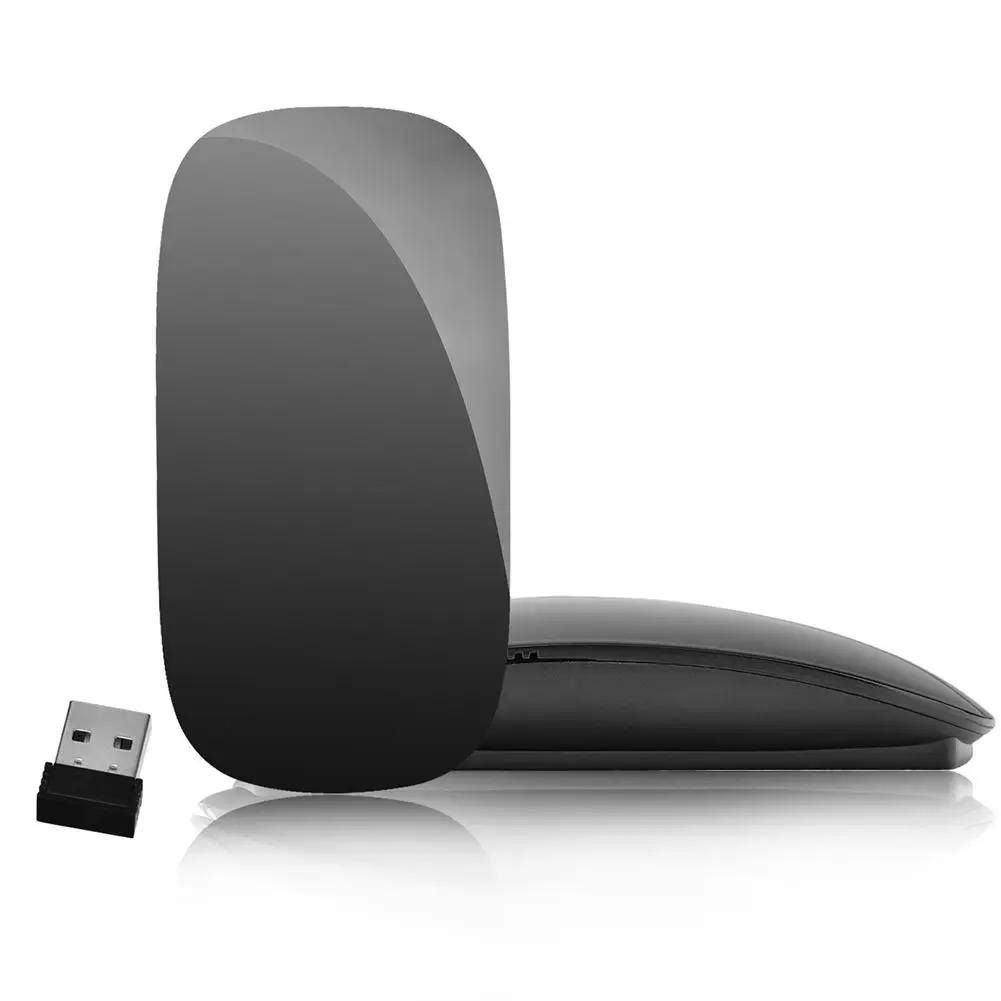 Ultra-slim 1200DPI 2.4GHz Optical Wireless Touch Mouse for PC Computer Laptop