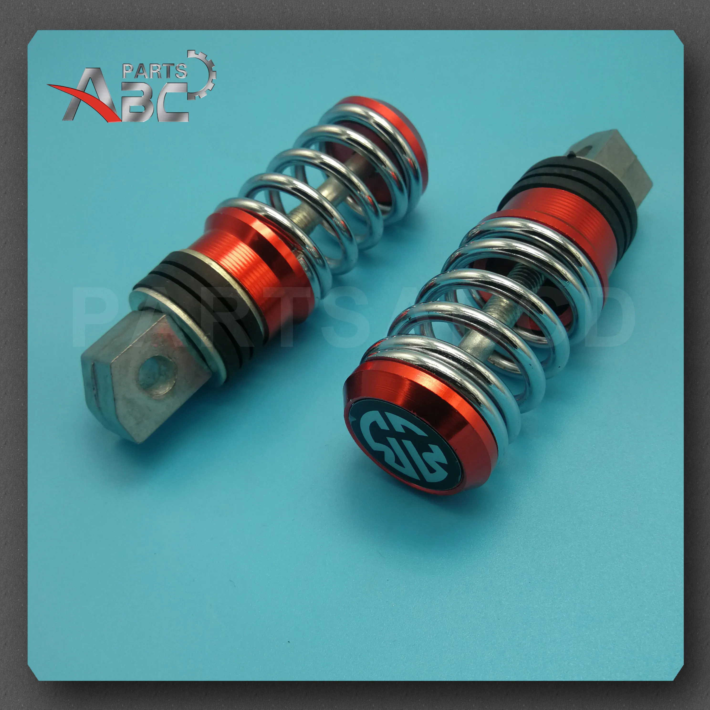 Подножка с ЧПУ 1 пара пружинная педаль подножки для мотоцикла велосипеда