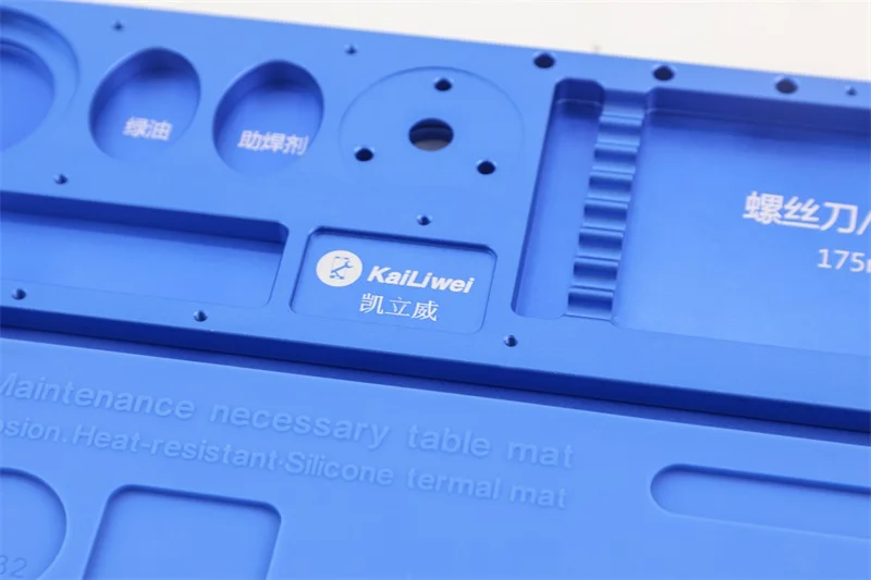 kailiwei mobile phone integrate repairing large working base platform workbench for stereo video microscope free global shipping