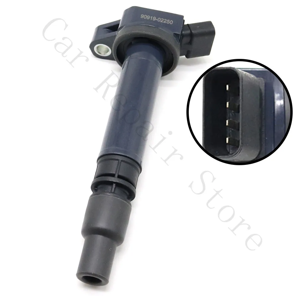OEM 90919 02250 для Toyota Катушка зажигания CHEVROLET PRIZM L4 1.8L Lexus IS250 2006 2010 4GR FSE 2.5L|Катушка