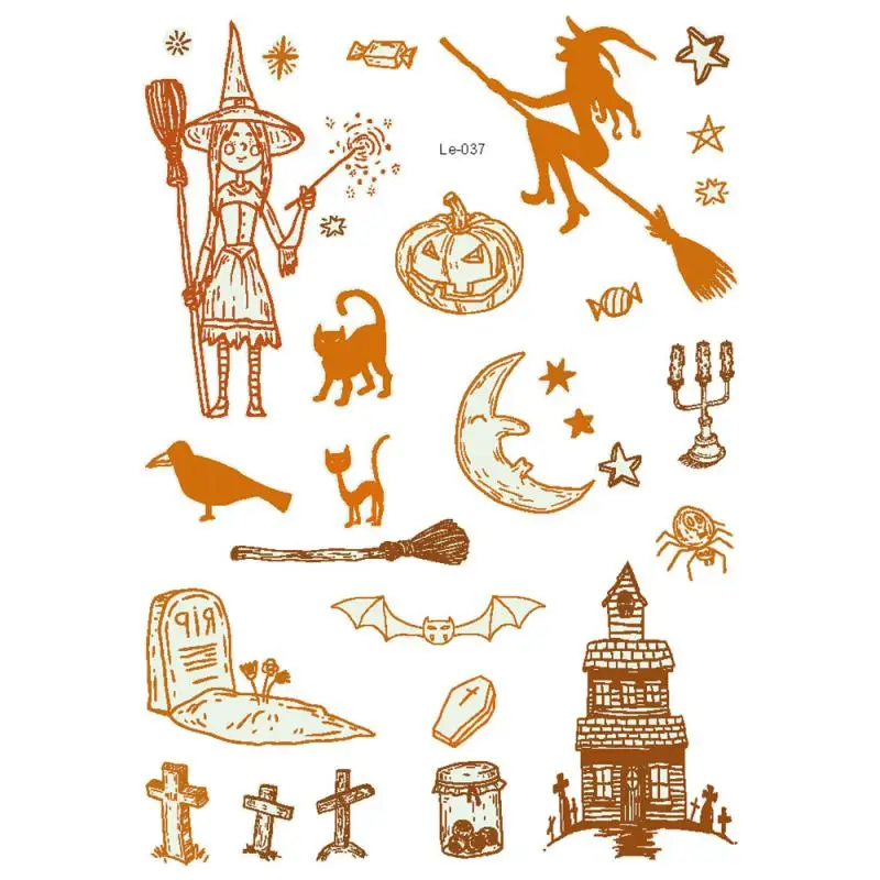 Светящаяся бумага для татуировок накладки на грудь талию флэш наклейки