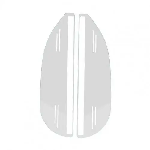 

1 пара защитных козырьков для зеркала, универсальное увеличивающее четкость, противоскользящее и устойчивое к царапинам защитное стекло для автомобильного зеркала заднего вида для такси