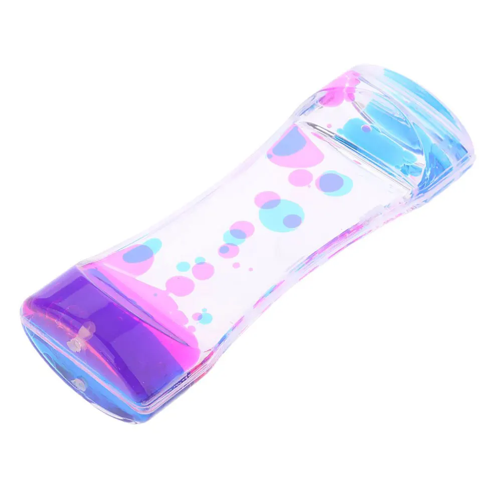 

2Pcs Dual Color Oil Leak Toy Dynamic Oil Leak Hourglass Crafts Ornament For Home Table Decor Craft Gift Liquid Timer Tool