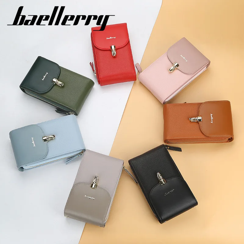 

New Women Casual Wallet Brand Cell Phone Wallet Big Card Holders Wallet Handbag Purse Clutch Messenger Shoulder Straps Bag