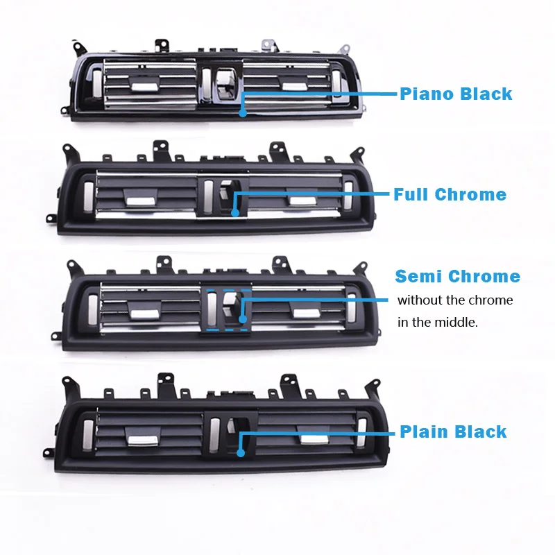 Передняя решетка вентиляционного отверстия автомобильного кондиционера для BMW 5