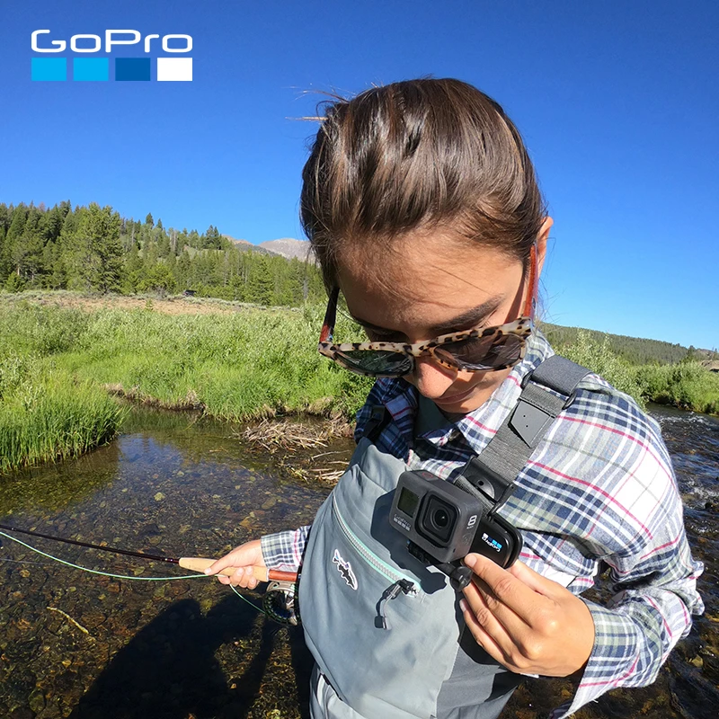 gopro magnetic swivel clip backpack strap mount quick clip mount for gopro hero 9 8 7 6 5 4dji xiaomi yi action cameras free global shipping