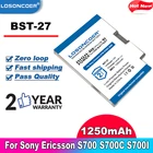 1250 мАч, BST-27 Батарея для Sony Ericsson S700 S700C S710A Z600 Z608 S700i Z608c Батарея высокое Ёмкость версия