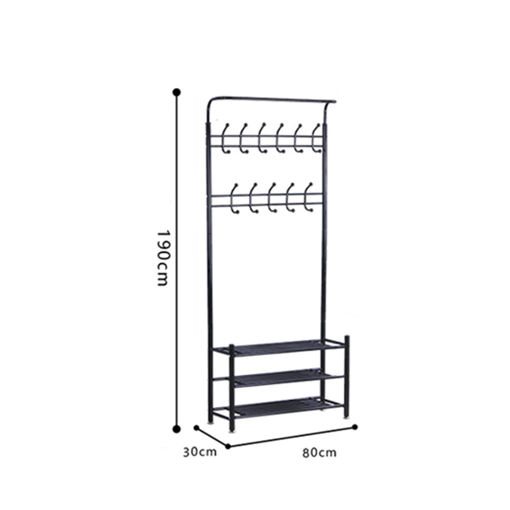 Вешалка для одежды из нержавеющей стали Стойка пальто простая сборка спальни