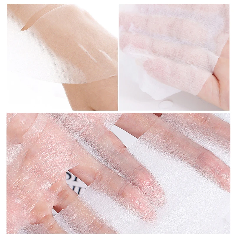 Ультратонкая прессованная хлопковая маска для лица 50 шт./кор. волоконная