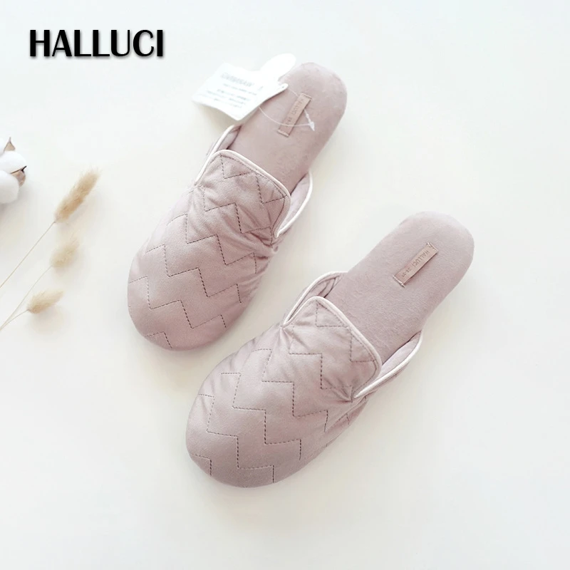 Сланцы женские розовые модные домашние тапки без звука Нескользящие удобные