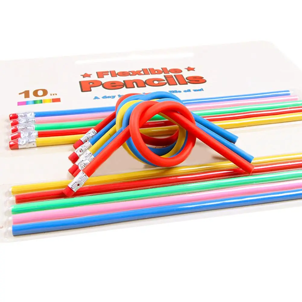 10 шт. детский игрушечный карандаш гибкий фантастический магический гибкие