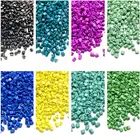 300 шт.лот 3 мм треугольные стеклянные бусины с отверстиями сделай сам для изготовления браслетов, ожерелий, ювелирных изделий, серег, цепочек