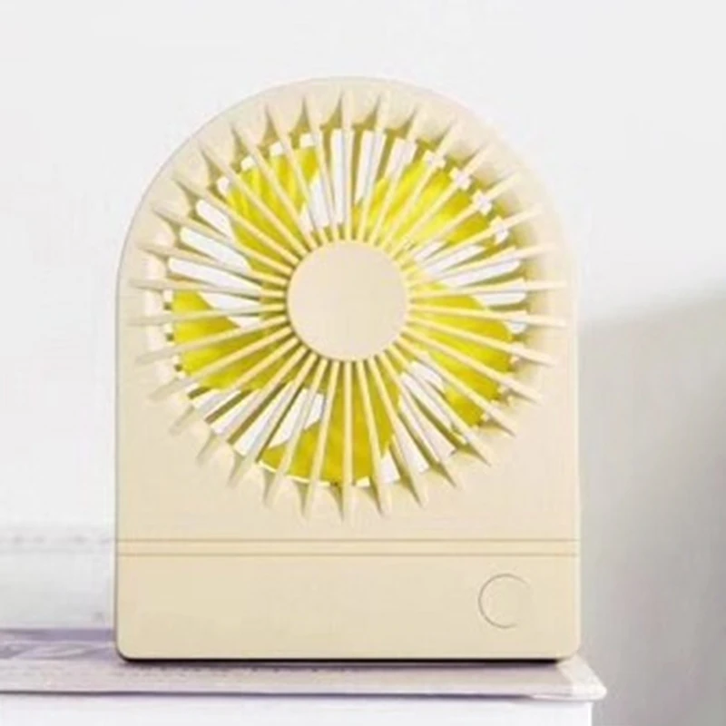 

USB Luminous Small Fan Cartoon Mini Fan Student Dormitory Desktop Mute Portable Small Electric Fan