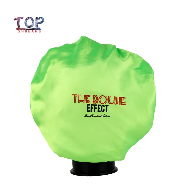 Изготовленный на заказ логотип атласные шляпки 2 слоя полиэфирного атласа женщин