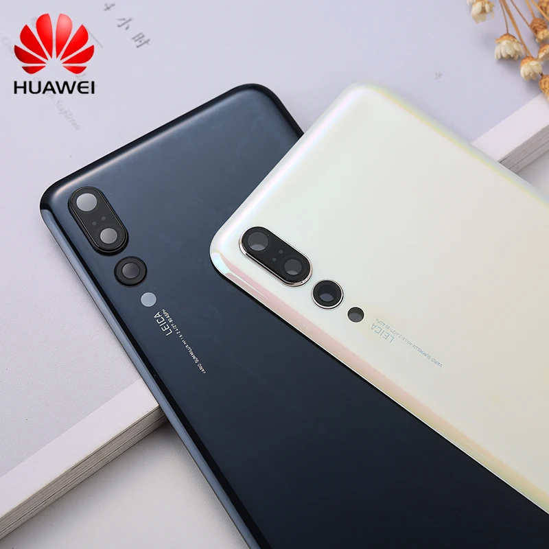 Крышка батарейного отсека P20Pro для Huawei P20 Pro задний корпус стекло ремонт задняя