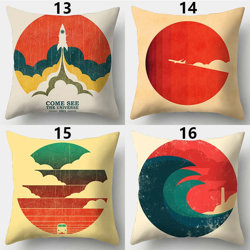 WZH Мандала калейдоскоп и SnowflakeCushion: 45 см х полиэфирная декоративная наволочка