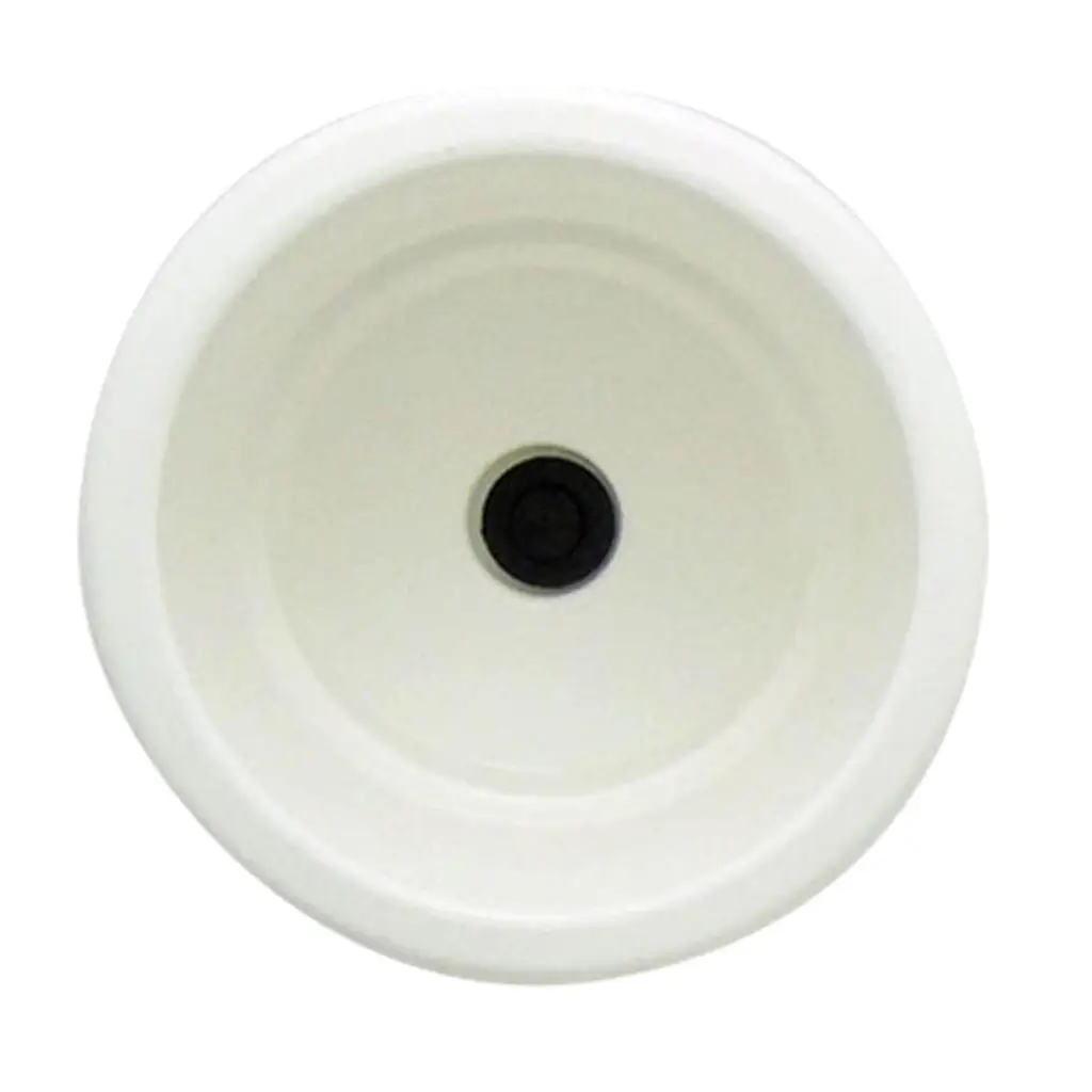 

Recessed Drop in Cup Drink Holder Water Cage with Drain for Boat Yacht Car Marine Rv (White)