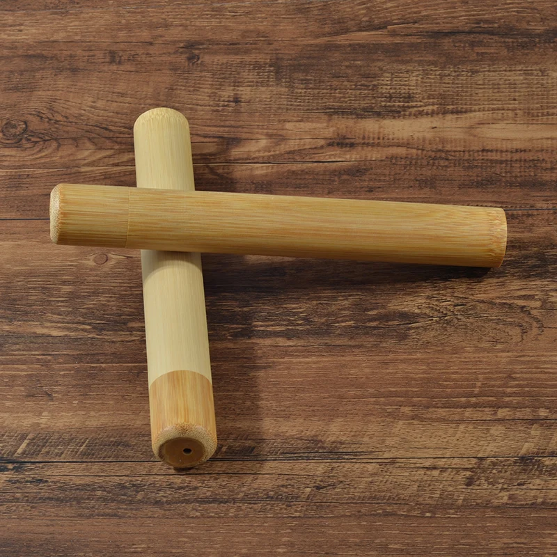 Чехол из натурального бамбука экологически чистый чехол для зубной щетки