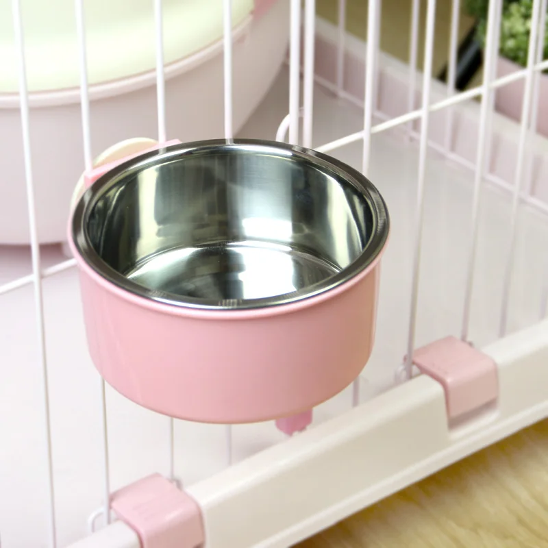 Миска для домашних животных из нержавеющей стали собачьей еды кошек напитков