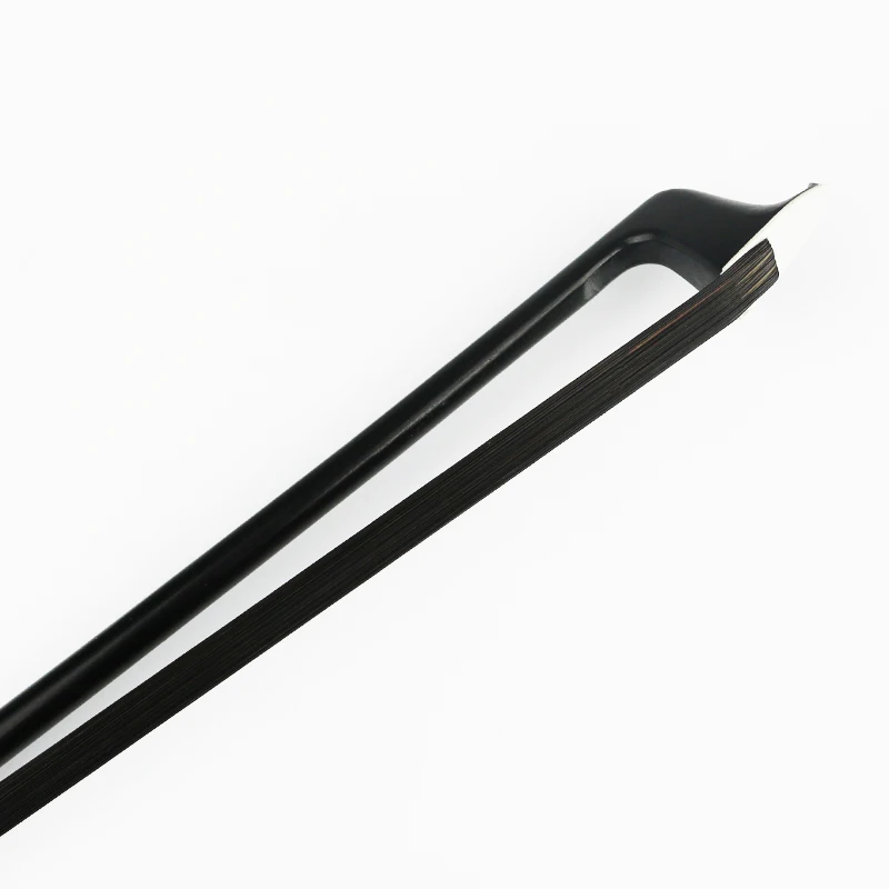 

4/4 Size Advanced Carbon Fiber Violin Bow Black Natural Mongolia Horsehair Ebony Frog Brass Alloy Violin Parts Accessories