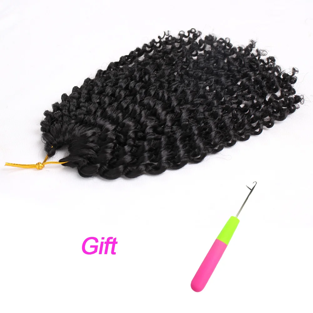 

Marly Jerry curl Jamaican Crochet Hair 3/packs Ombre Crochet Braiding Hair Extensions Synthetic Afro Kinky Curly for Women