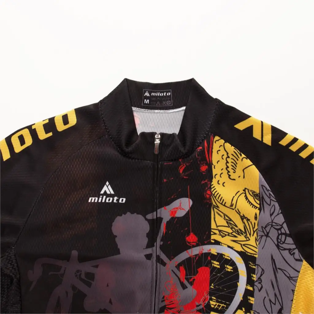 

MILOTO 2019 winter thermal fleece cycling men mountain bike sets mallot ciclismo long cycling pants bike wear riding clothing