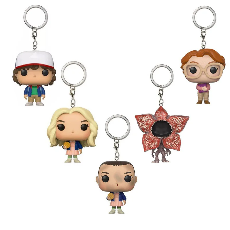 Брелок Stranger Things Eleven с Eggos Demogorgon 5 см ПВХ фигурка брелок игрушкой игрушки для детей