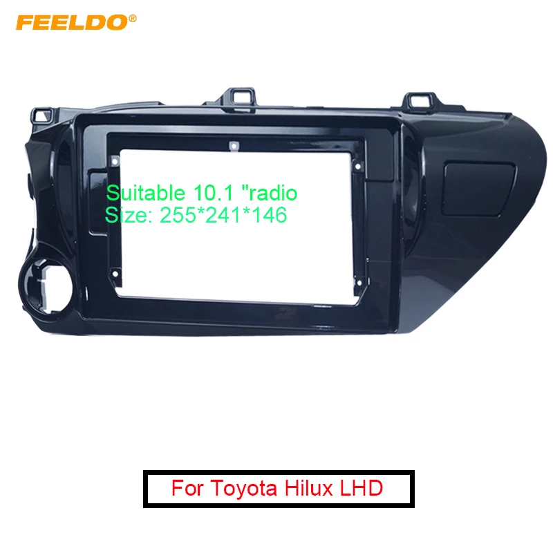Автомагнитола FEELDO 2 Din 10 1 дюйма с рамкой для Toyota Hilux 2018(LHD) CD/DVD | Автомобили и