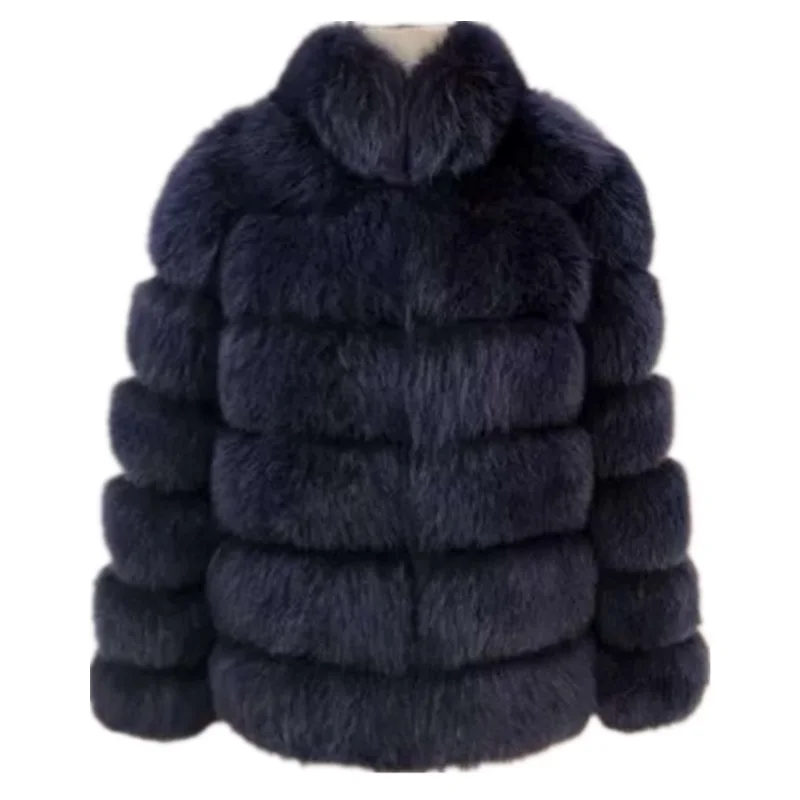 Новое модное зимнее пальто женская зимняя куртка Женское из искусственного меха