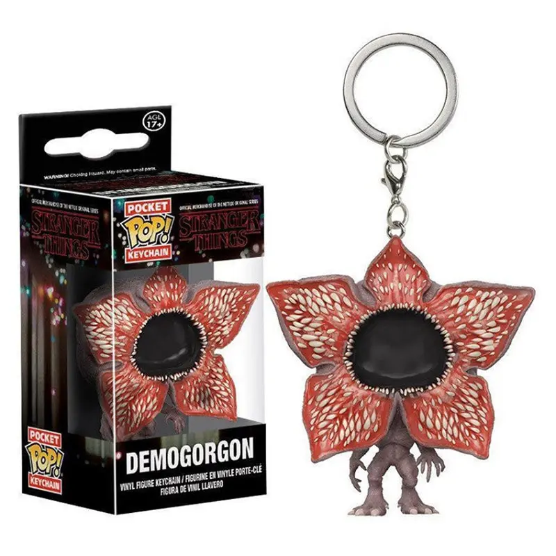shirenhua FUNKO POP Stranger Things Theme Eleven Дастин Барб брелок фигурки коллекция игрушек для детей Рождественский подарок - Цвет: shirenhua