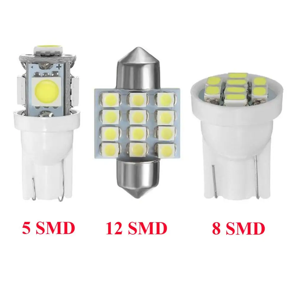 

13 . 12 194 T10 W5W 31 C5W 5050/3528/1206 5SMD/12SMD/8SMD