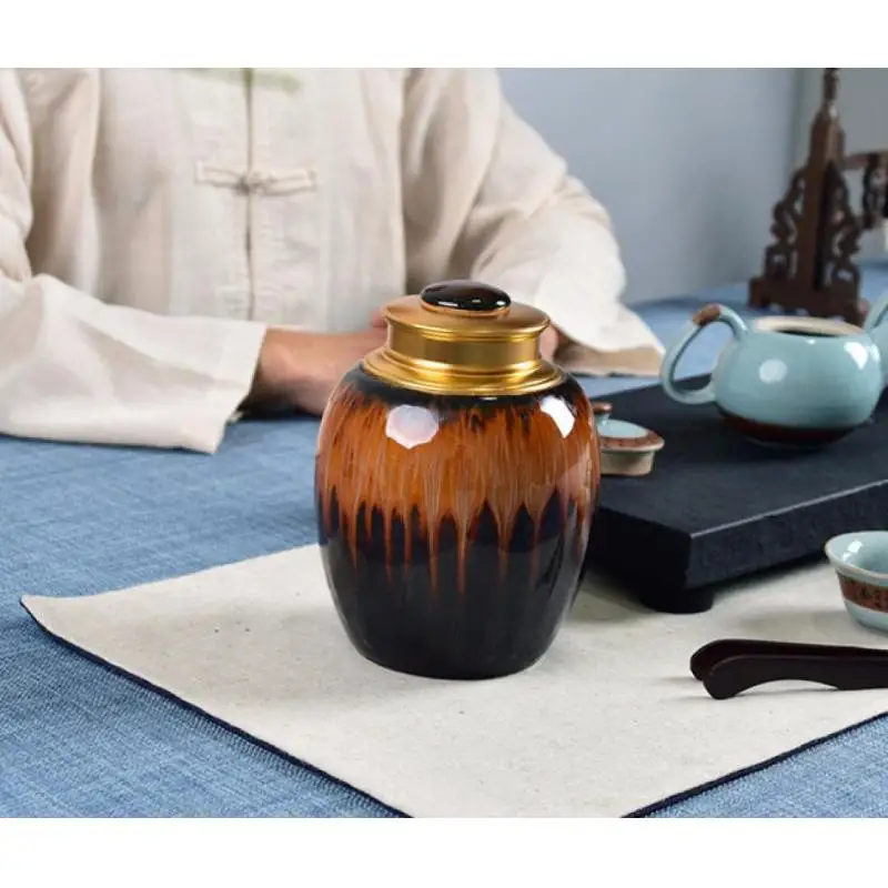 

Funeral Ashes Jar Urn For Human Cremation Pet Ashes Holder Ceramic Keepsake Pal Ashes Urns Casket For Urn Seal Storage Can