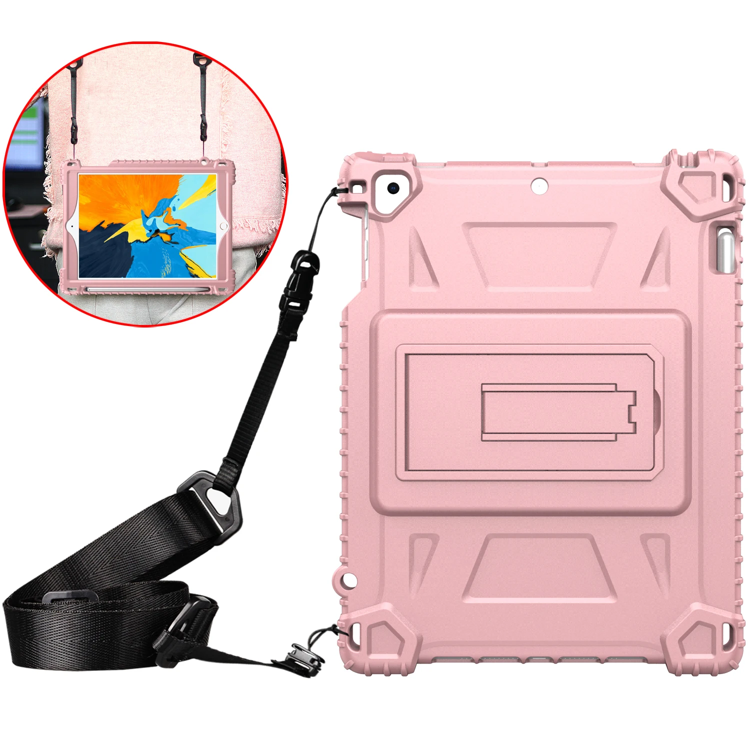 Чехол для iPad 6 и 5 поколения с держателем подставкой|Чехлы планшетов электронных