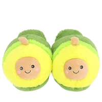 women indoor slippers cartoon avocado slippers lovers warm woman slippers avocado plush shoes home house slippers children