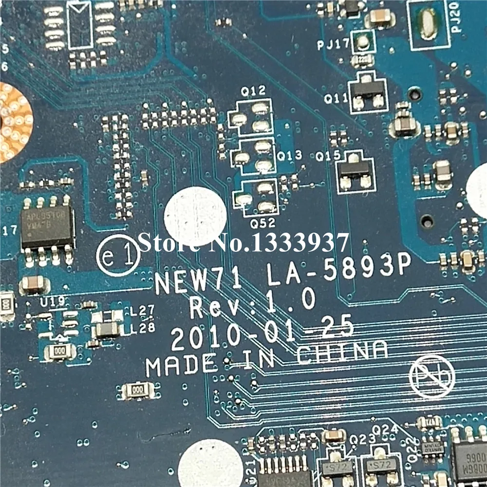 NEW71 LA 5893P для ACER 5742 5741 5741G 5742G материнская плата ноутбука HM55 N12P GS A1 1G GT540M MBRDP02002 MB.RDP02.002