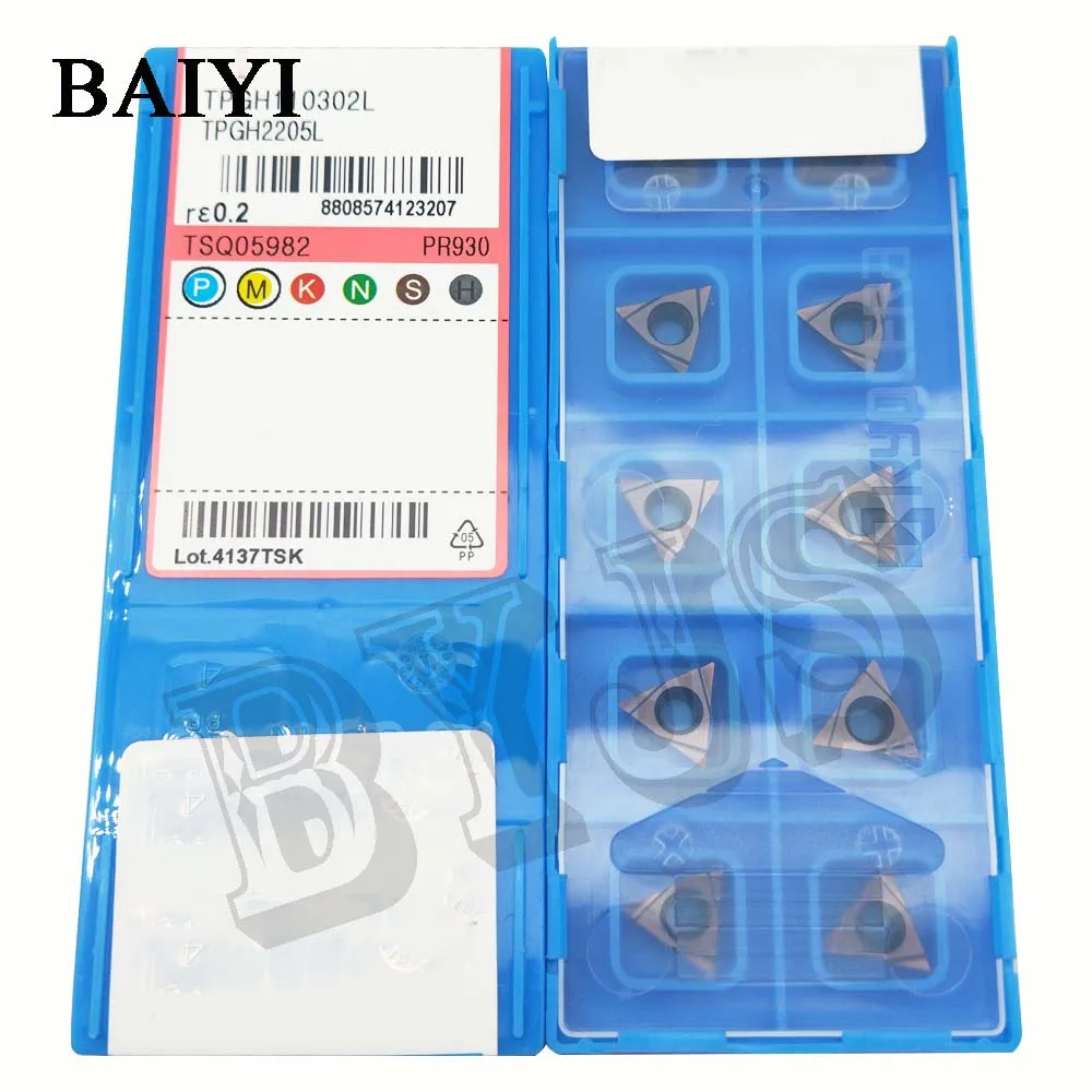 10pcs TPGH080202L PR930 TPGH080204L TPGH090202L TPGH090204L TPGH110302L TPGH110304L Carbide Insert | Инструменты