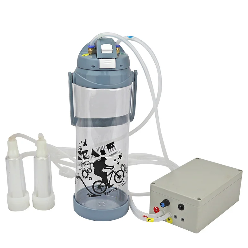 

3L Electric Pulse Speed Adjustable Automatic Goat Sheep Cow Milking Machine Plastic Milk Products Farm Animal Milking Machine