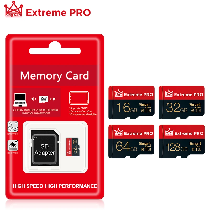 

10 шт./лот Micro SD 4GB/8GB/16GB/32GB/64GB 128GB 256 Гб класс 10 TF / SD карта SDXC UHS-1 карты памяти Бесплатная доставка