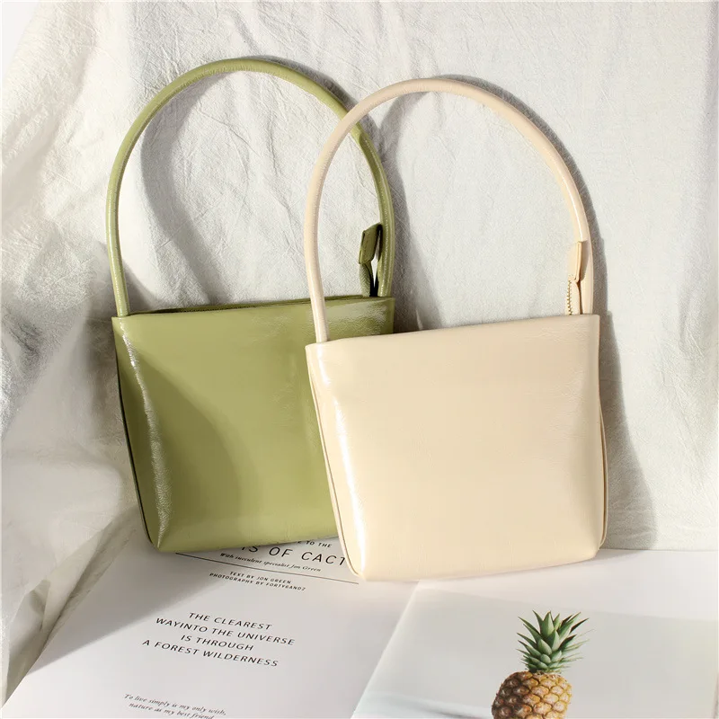 

FIRMRANCH handbags 2021 new high-quality first layer cowhide grandma bag niche one-shoulder handbag