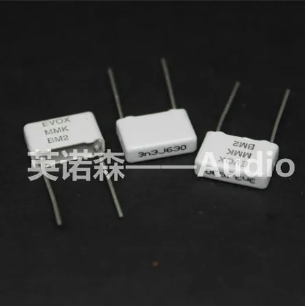 Новинка 20 шт. пленочный конденсатор EVOX MMK10 3300PF 630 в P10 мм аудио 332/630 332 горячая