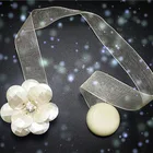 Магнитный зажим для штор, в форме цветка, 1 шт.