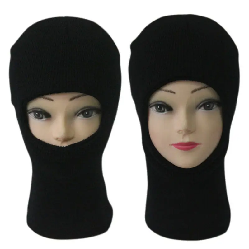Новинка Зима 2019 модная маска для лица Лыжная зимняя шапка Балаклава с одним